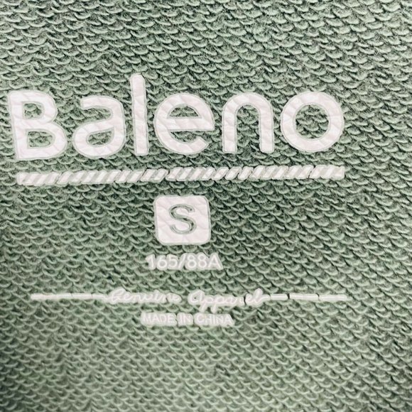Baleno Sweatshirt Vacation On Mood Graphic Green Small Women Pullover Crewneck - Picture 4 of 4
